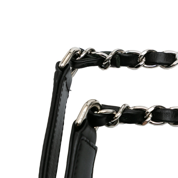 Pre-Loved Chanel Perforated Calfskin Up In The Air East West Tote - Picture 10 of 11